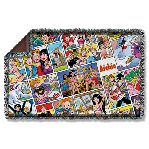 Archie Memories Woven Tapestry Throw Blanket